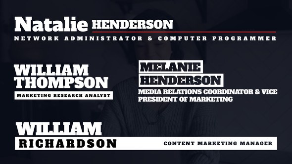 Videohive Minimal Lower Thirds 48636945 Elements template preview