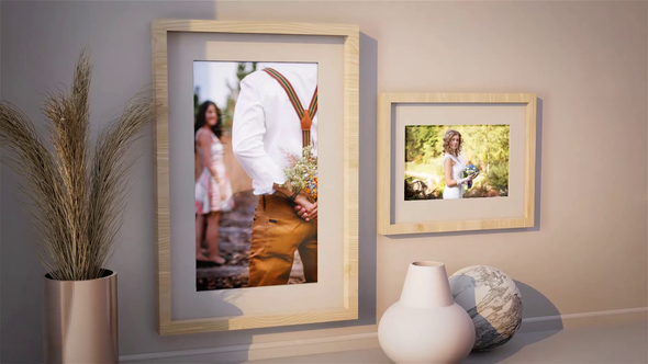 Videohive Modern Abstract Wedding Photo Gallery Video Displays template preview