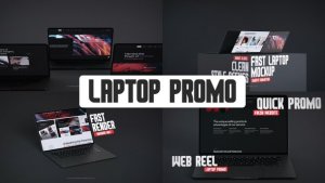 Videohive Fast Laptop Website Promo 57130742 Product Promo template preview