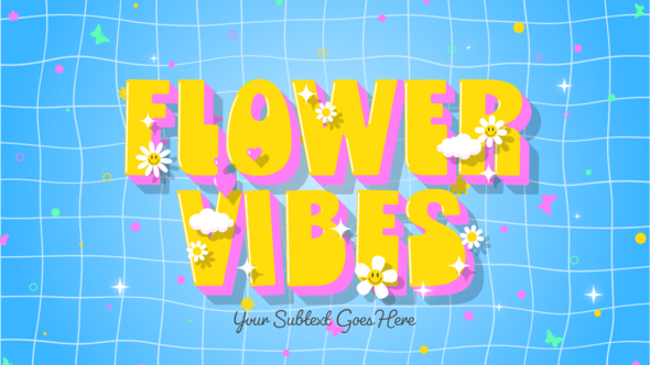 Videohive Happy Trendy Titles Titles template preview