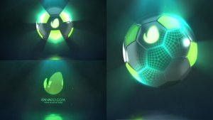 Videohive Hi-Tech Soccer | Logo Reveal Logo Stings template preview