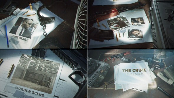 Videohive The Crime Openers template preview