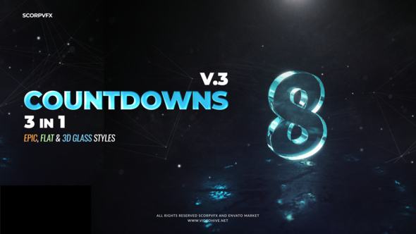 Videohive Countdowns Video Displays template preview