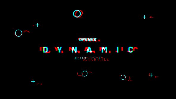 Videohive Glitch Titles 53959250 Titles template preview