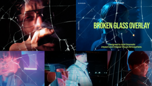 Broken Glass Overlay After Effect Elements template preview