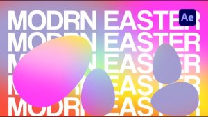 Videohive Easter Gradient Evolved Logo Unveil Logo Stings template preview