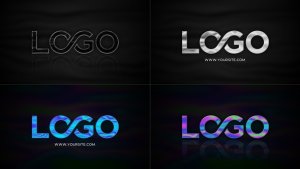 Videohive Chrome Logo Reveal 4k Logo Stings template preview