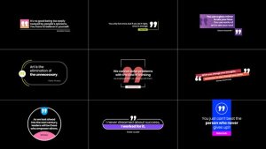 Videohive Quotes Titles 50480025 Titles template preview