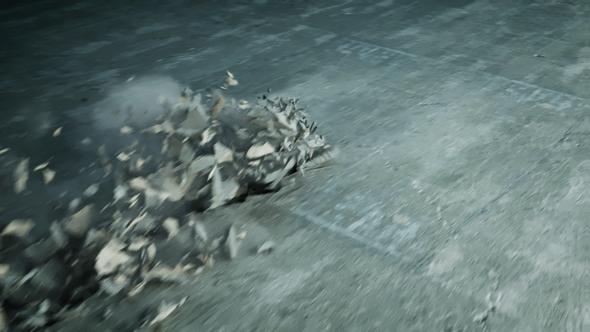 Videohive Path of Destruction Logo Stings template preview
