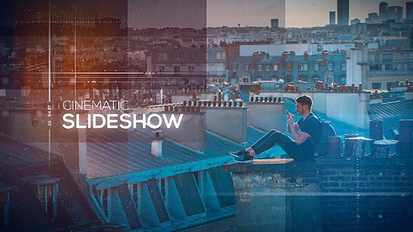 Videohive Digital Cinematic Slideshow Video Displays template preview
