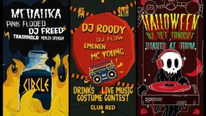 Videohive Vertical Halloween Party Flyers Product Promo template preview