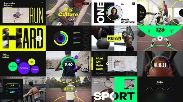 Videohive Run | Sport Promo Openers template preview