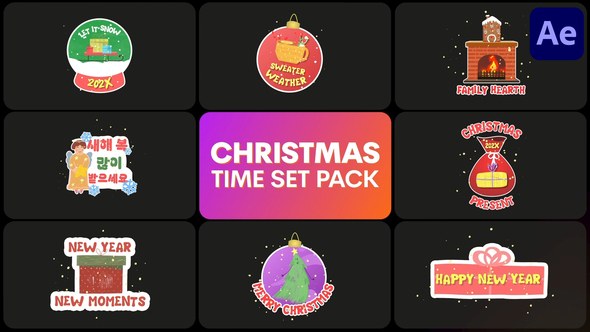Videohive Winter Holidays Titles | After Effects Titles template preview