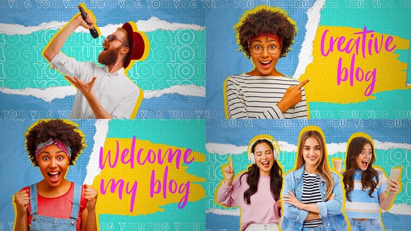 Videohive Modern Gurunge Intro 2 Openers template preview