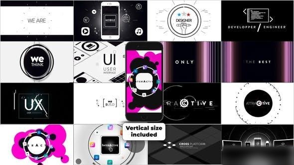 Videohive Mobile App Service Opener Openers template preview