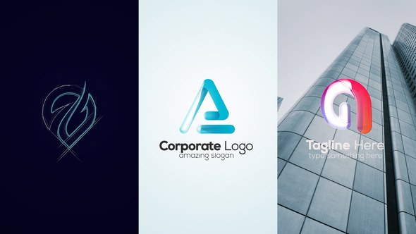 Videohive Sketch Minimal 3D Logo Logo Stings template preview