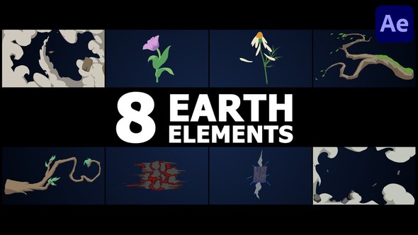 Videohive Earth Elements | After Effects Elements template preview