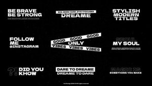 Videohive Shadow Text Animation | AE Titles template preview