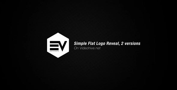 Videohive Simple Flat Logo Reveal Logo Stings template preview