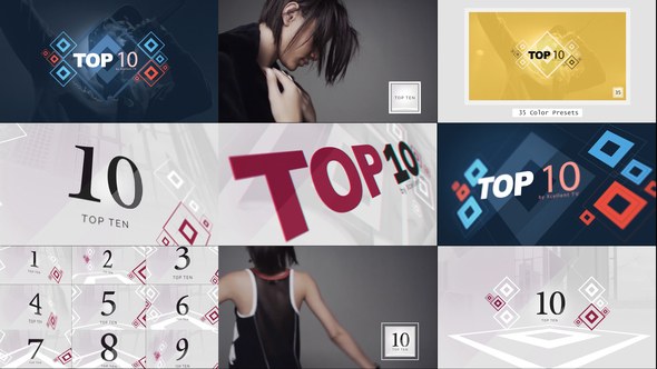 Videohive Top Ten Broadcast-packages template preview