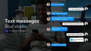 Videohive Text Messages 54613063 Titles template preview