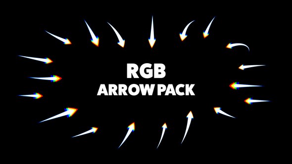 Videohive RGB Arrow Pack 53495208 Elements template preview