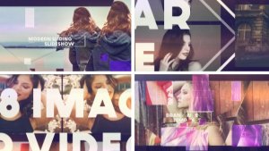 Videohive Modern Sliding Slideshow Video Displays template preview