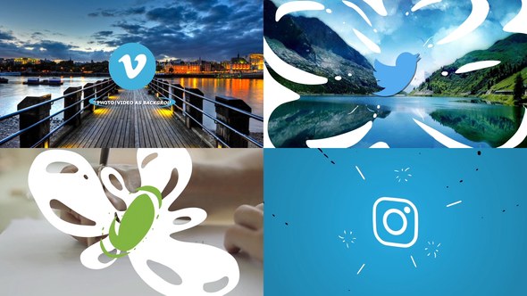 Videohive Clean Liquid Logo Logo Stings template preview