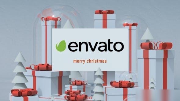 Videohive Gifts Christmas Logo Logo Stings template preview