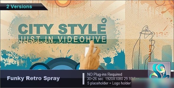 Videohive Funky Retro Spray