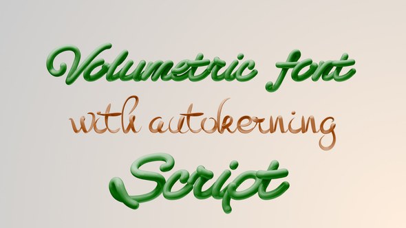 Videohive 3D Handwrite Font Titles template preview