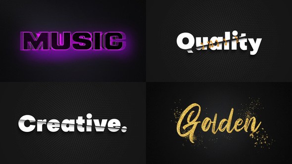 Videohive Text Effect - Artistic Style 01 Titles template preview