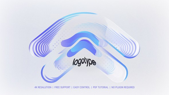 Videohive Drop Logo Reveal Logo Stings template preview