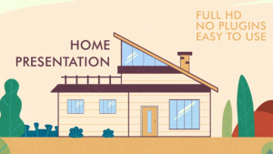 Presentation house Video Displays template preview