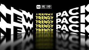 Videohive Kinetic Walls Pack 2 Titles template preview
