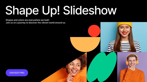 Videohive Shape Up Slideshow Product Promo template preview