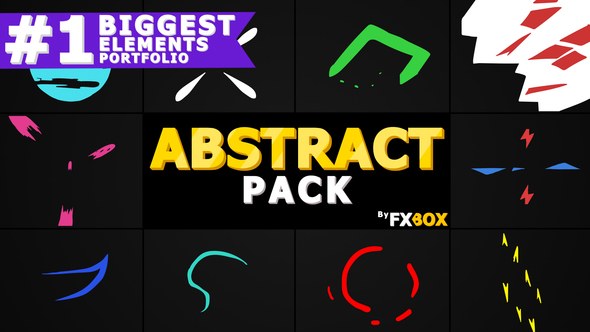 Flash FX Abstract Elements | After Effects Video Displays template preview