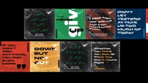 Videohive Motivational Phrases Post Instagram Product Promo template preview