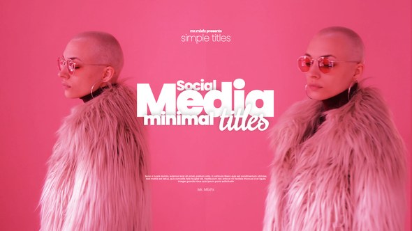 Social Media Titles Titles template preview