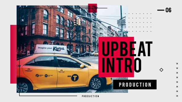 Videohive Short Upbeat Intro Video Displays template preview