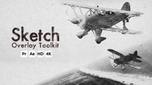 Videohive Sketch Overlay Toolkit Elements template preview