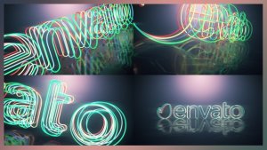Videohive Electric Neon Intro Logo Stings template preview