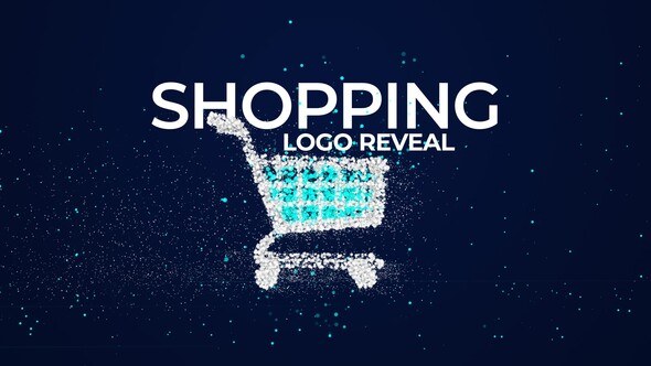 Videohive Online Shopping E-Commerce Logo Reveal Logo Stings template preview