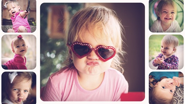Videohive Funny Photos Video Displays template preview