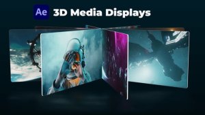 Videohive 3D Media Displays for After Effects Video Displays template preview