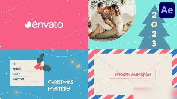 Videohive Christmas And New Year Greeting Cards | After Effects Openers template preview