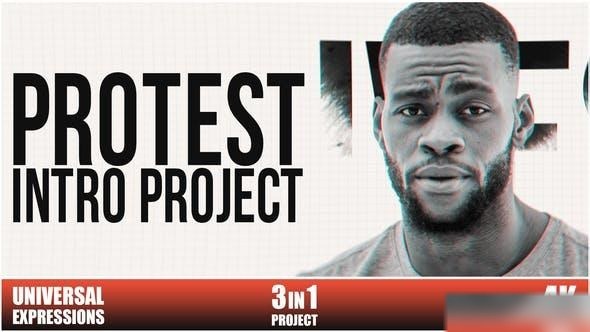 Videohive Protest Intro Project Openers template preview