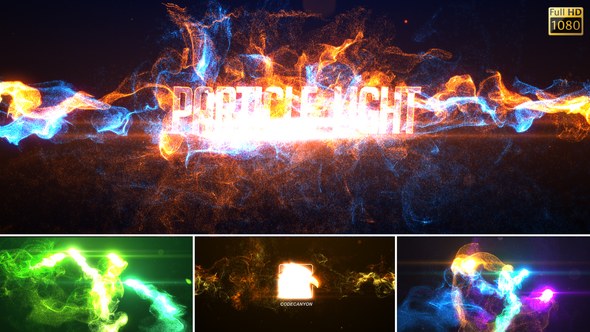 Videohive Particle Light Reveal 22385801 Logo Stings template preview