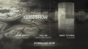 Videohive Tribute Slideshow l Memories Titles l History Promo Video Displays template preview