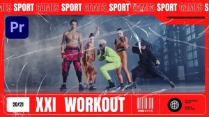 Sport Games Promo 3 in 1 Premiere Pro template preview